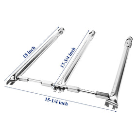 Utheer burner tubes 18-inch kit fit Spirit models for even cooking