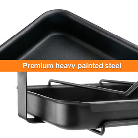 Utheer catch pan holder keeps liners aligned for tidy grills.