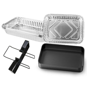 Utheer catch pan with drip pans assembly supports easy cleanup.