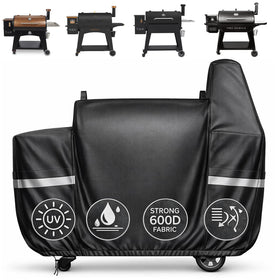 Utheer Pit Boss Austin XL grill cover in waterproof fabric protecting against rain and sun