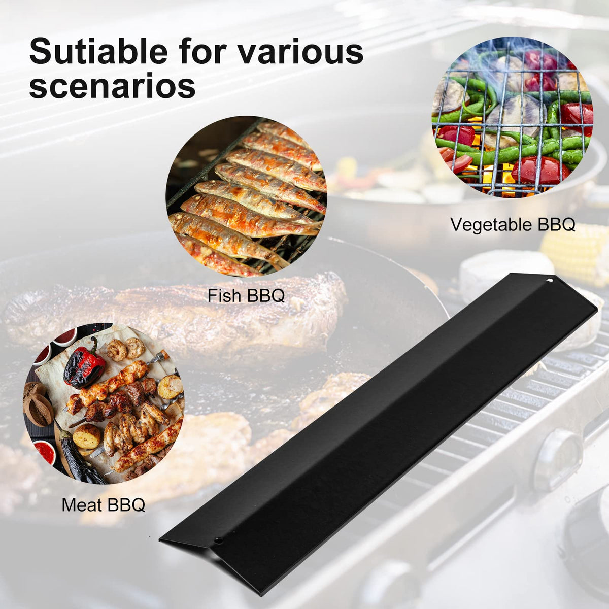 Utheer even-heat burner design promotes uniform cooking across the grate