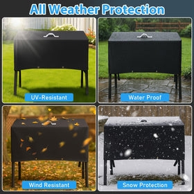 Breathable vents help reduce condensation and rust risk.