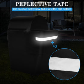 Rugged 600D fabric of the Utheer cover resisting sun and rain