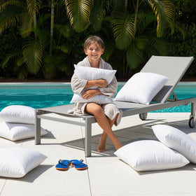 Utopia Bedding all-season pillows suit indoor and outdoor spaces with style
