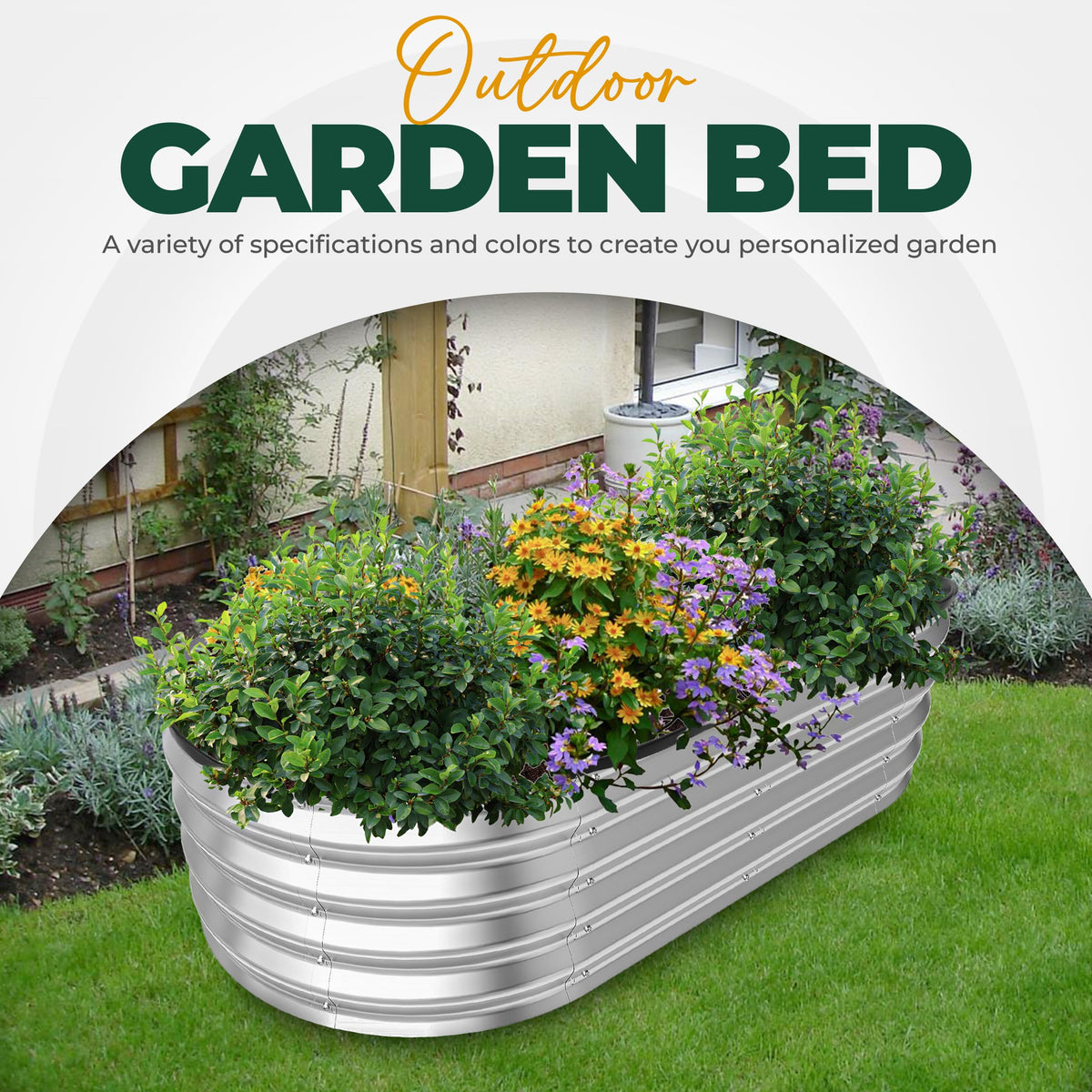 Utopia Home dimensions 120x60x30 cm offering generous planting space