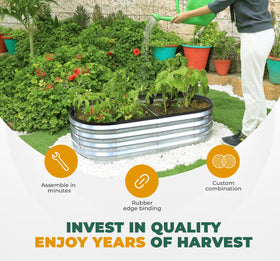Utopia Home garden bed in use with vegetables and herbs