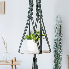 Utopia Home minimalist white planters for home or office decor.