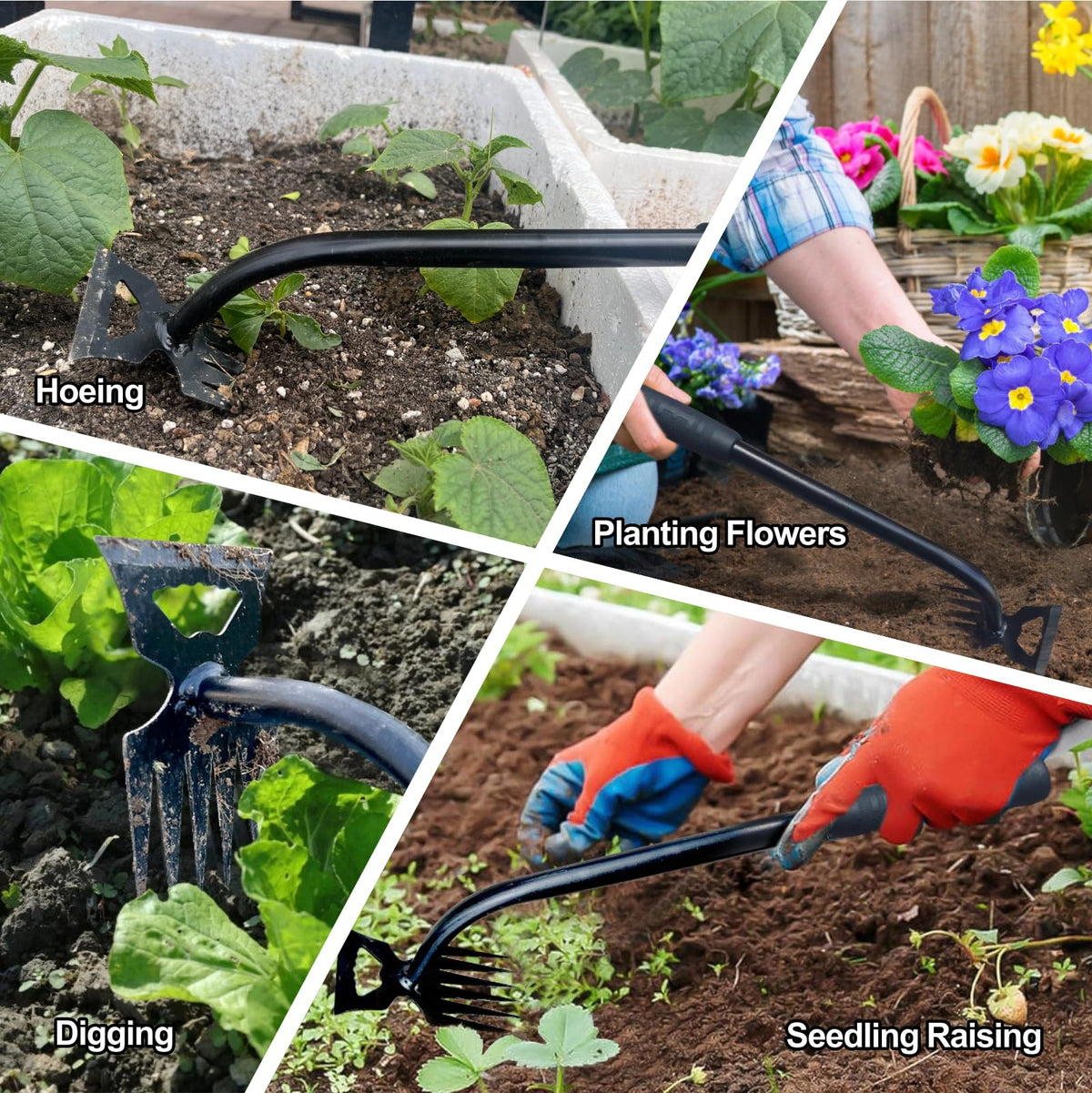utosday multi-purpose garden weeder ideal for pruning and soil aeration.