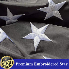 UTSANG blue lives matter flag outdoors with durable stitching.