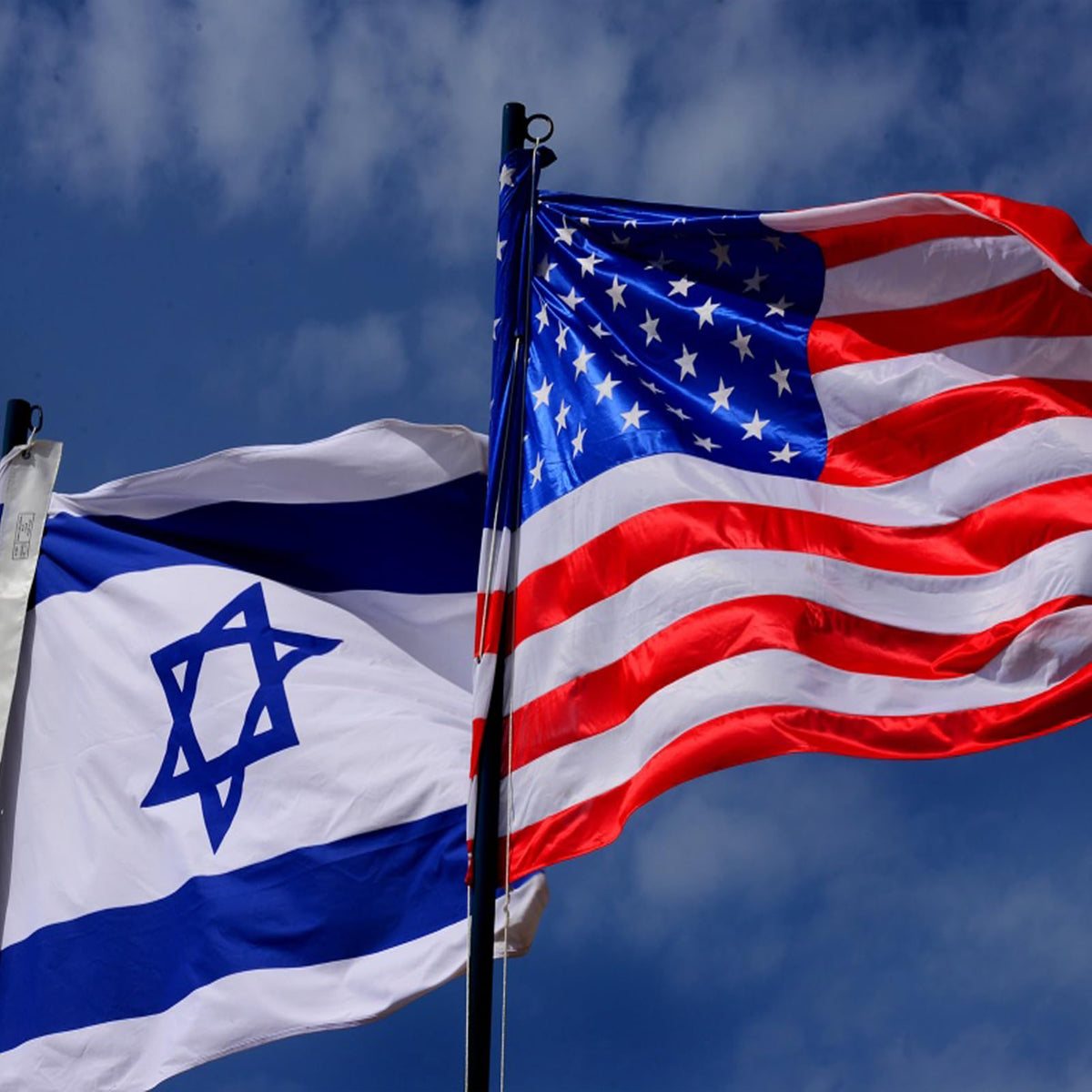 UTSANG Israel flag fits standard poles for easy setup.