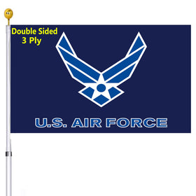 UTSANG US Air Force Wings flag double-sided for clear visibility on both sides