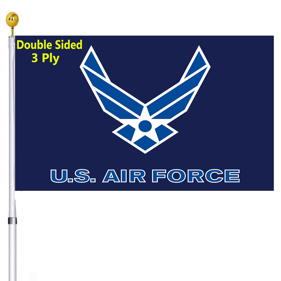 UTSANG US Air Force Wings flag double-sided for clear visibility on both sides