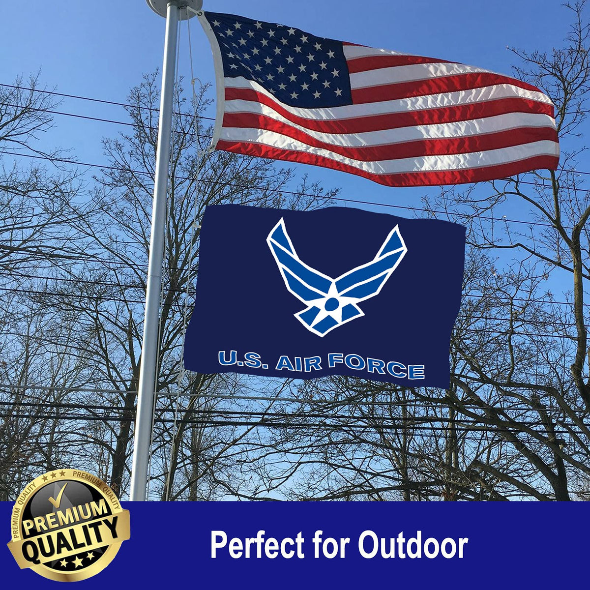 Ideal for wall or vehicle display, lawn or garden use