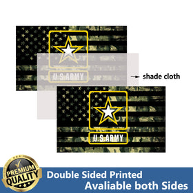 UTSANG camouflage flag 3x5 for year-round outdoor use.