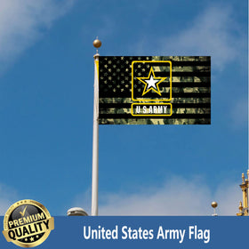 UTSANG fade-resistant polyester flag maintains color in sun and rain.