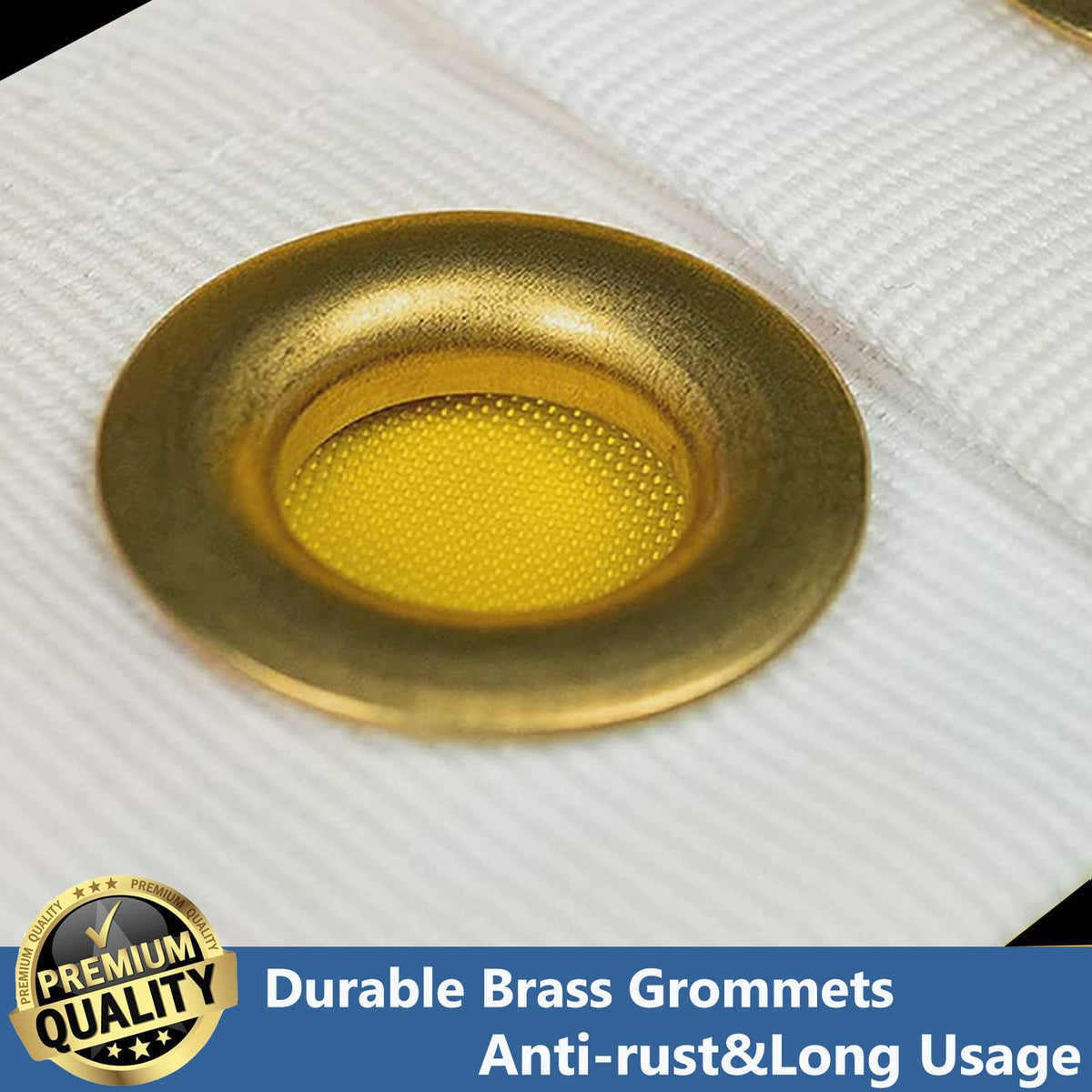 UTSANG flag features heavy-duty brass grommets for secure mounting.