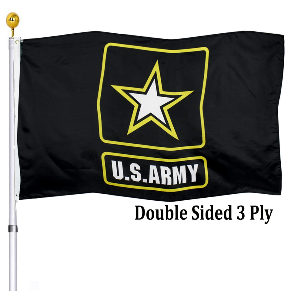 UTSANG US Army flag double sided 3x5 for outdoor display with vivid colors