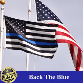UTSANG 3x5 flag with embroidered stitches for lasting outdoor use.