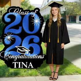 Utsth 2026 graduation yard sign three-panel display for outdoor use
