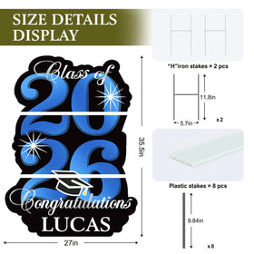 Utsth personalized bottom area on the sign for DIY customization