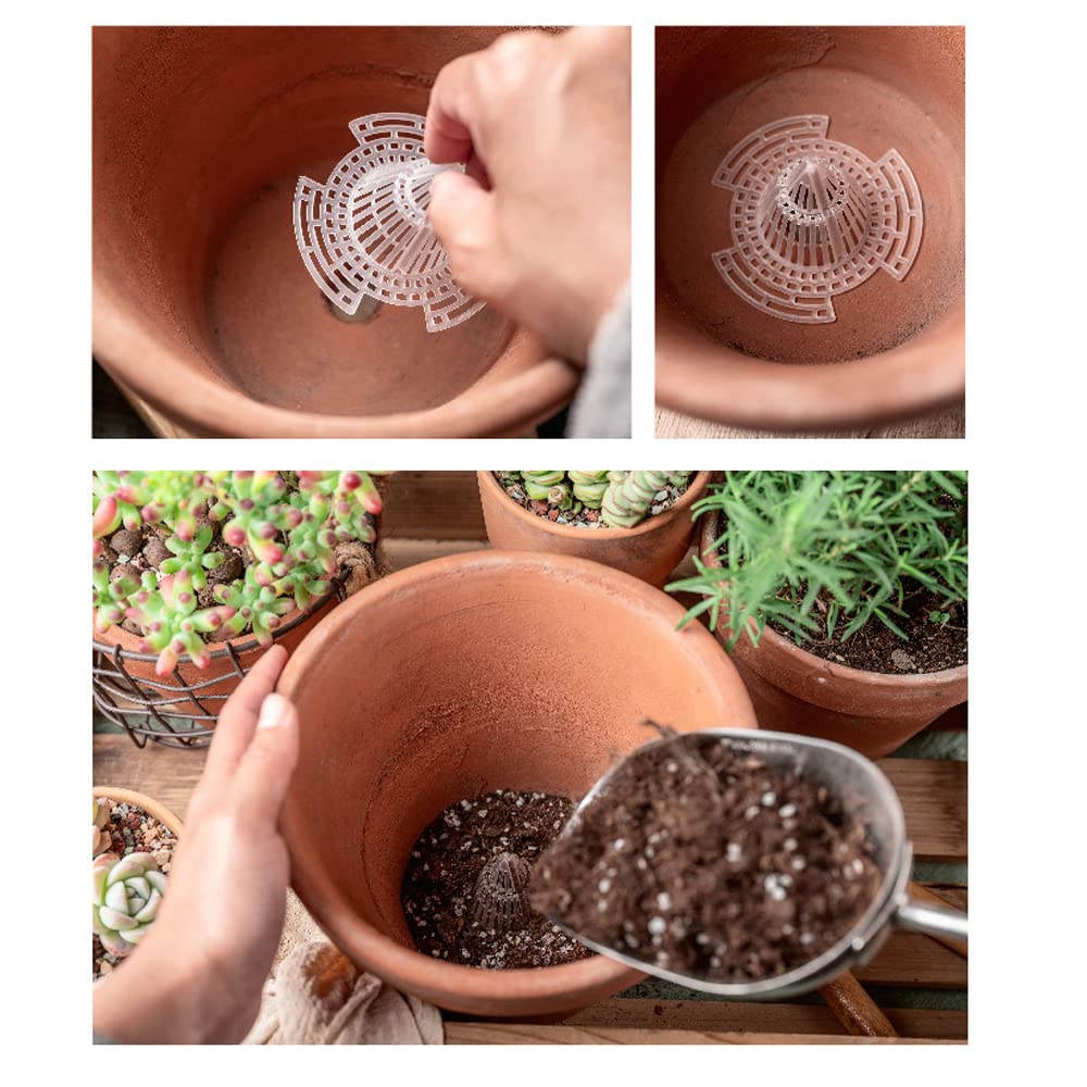 UtySty easy to use pot spacer set simplifies planting at pot bottoms