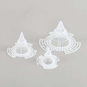 UtySty transparent cone bottom mesh enhancing drainage and soil containment