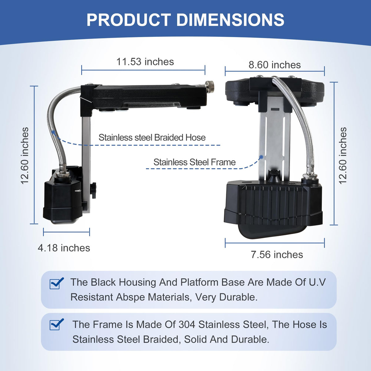 uueeGo stainless steel frame built for durability and longevity