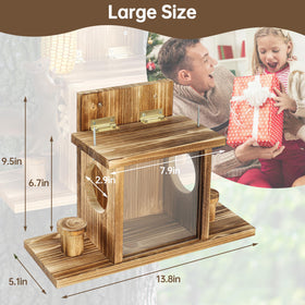 Removable front panel enables easy filling and quick cleaning after forest visits.