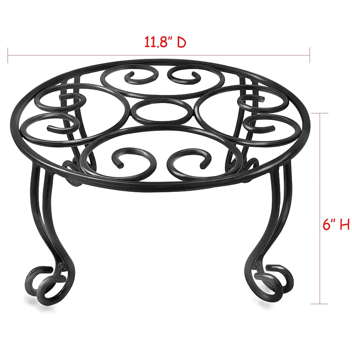 Uuuda 300-pound capacity ensures secure support for large pots