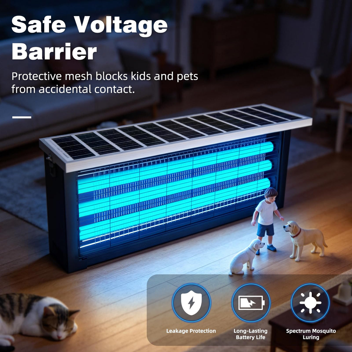 uvcoolplunge LED lights highlight durable, long-life zapper performance