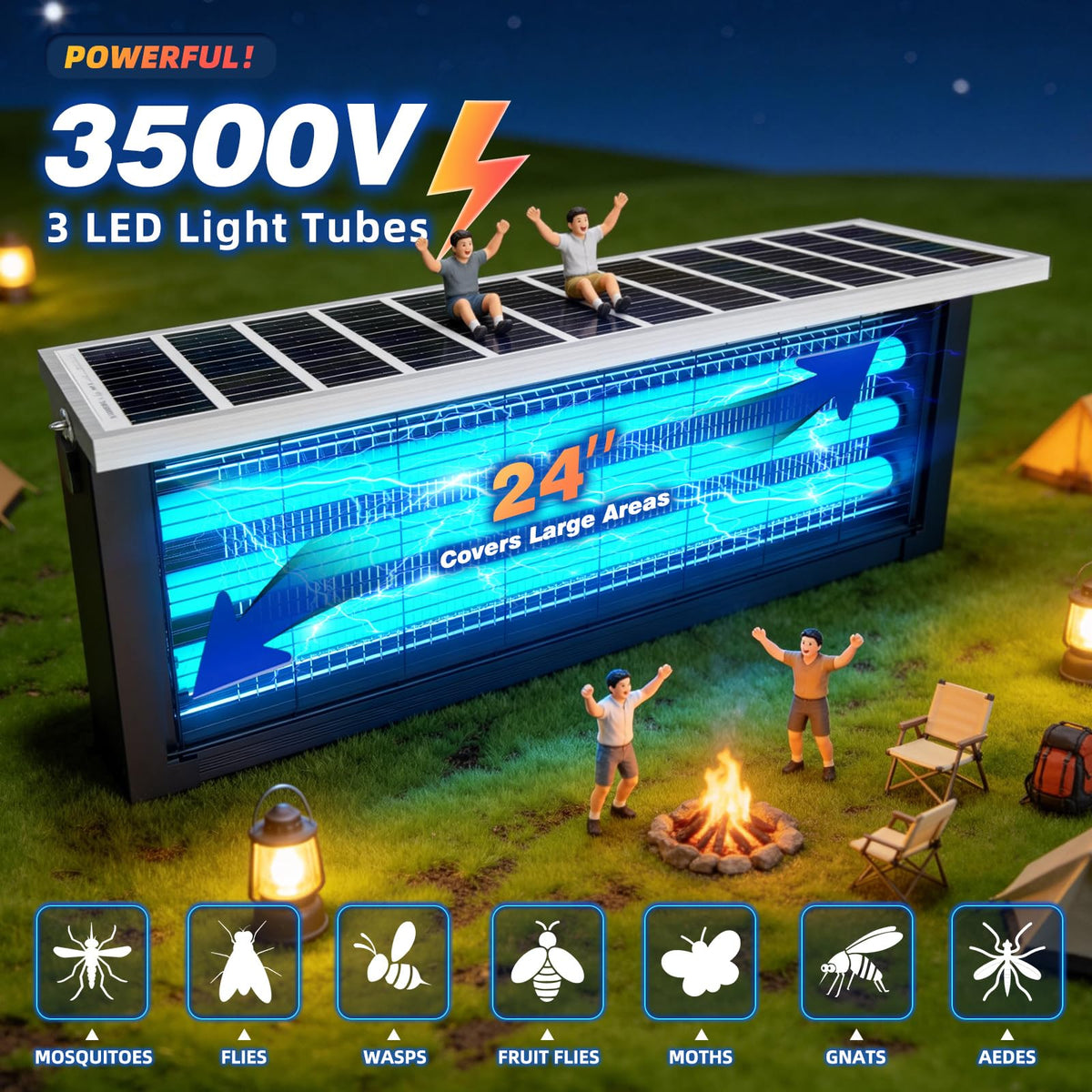 uvcoolplunge solar panel charging feature shown for eco-friendly charging