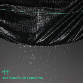 UWIOFF underlayment for artificial grass creates a clean, weed-free base.