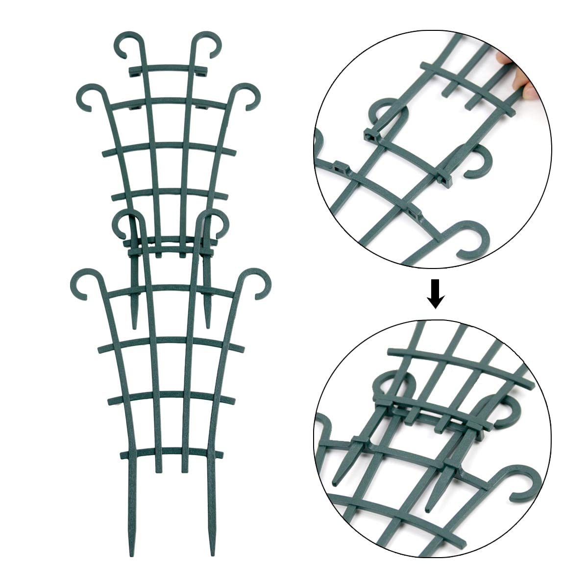 UWIOFF climbing vine support keeps stems off the ground and tidy.