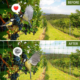UWIOFF fruit tree protection netting keeps fruit trees safe from deer and squirrels.