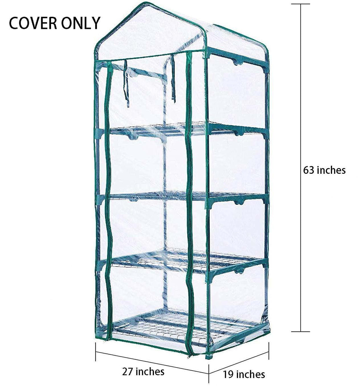 UWIOFF clear PVC cover lets sunlight reach plants for healthy growth.