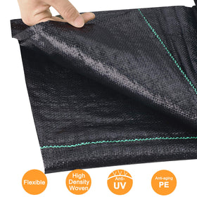 UWIOFF UV-treated fabric resists sun damage for long-lasting weed control.
