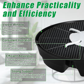 UYEDUJZ 5.1-inch absorption pad improves uptake efficiency.