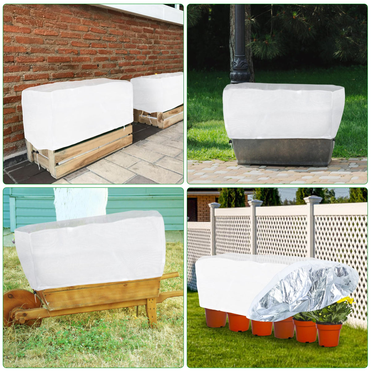 UYEDUJZ versatile frost blanket for garden balcony and yard uses