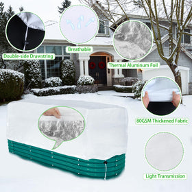 UYEDUJZ rectangle-bed application for raised beds and planters