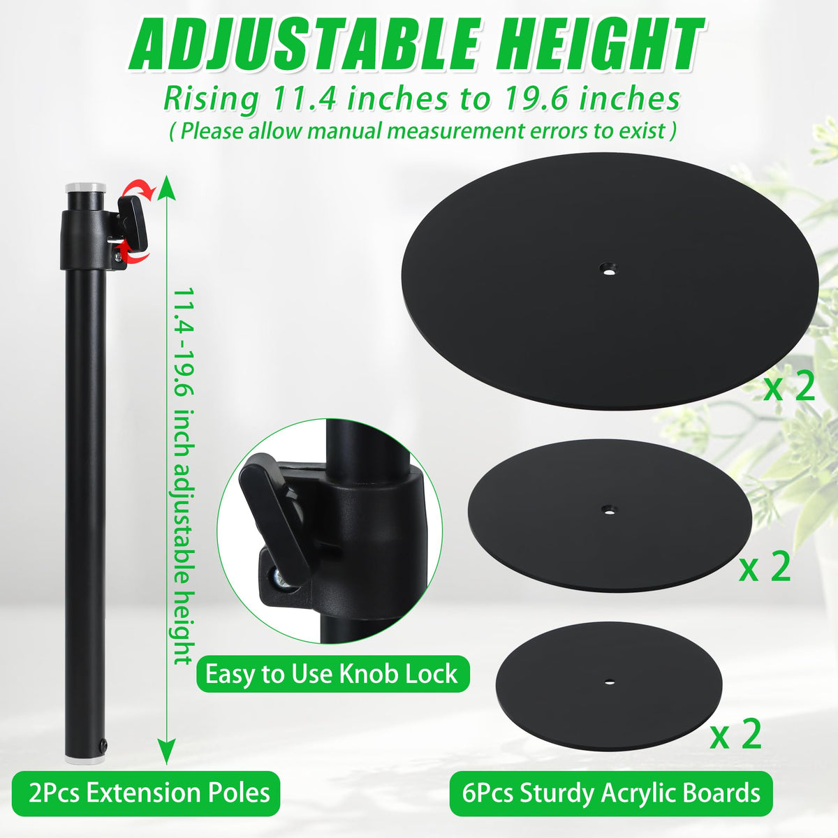 UYEDUJZ tall planter insert with top and bottom plates fits large pots for stable lifts.