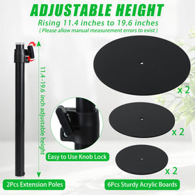 UYEDUJZ tall planter insert with top and bottom plates fits large pots for stable lifts.
