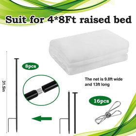 Uyeesi 8-pack 2.6ft stakes demonstrate quick twist-to-connect setup