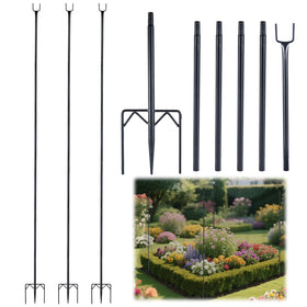 Uyeesi garden netting stake shows adjustable length options for flexible support