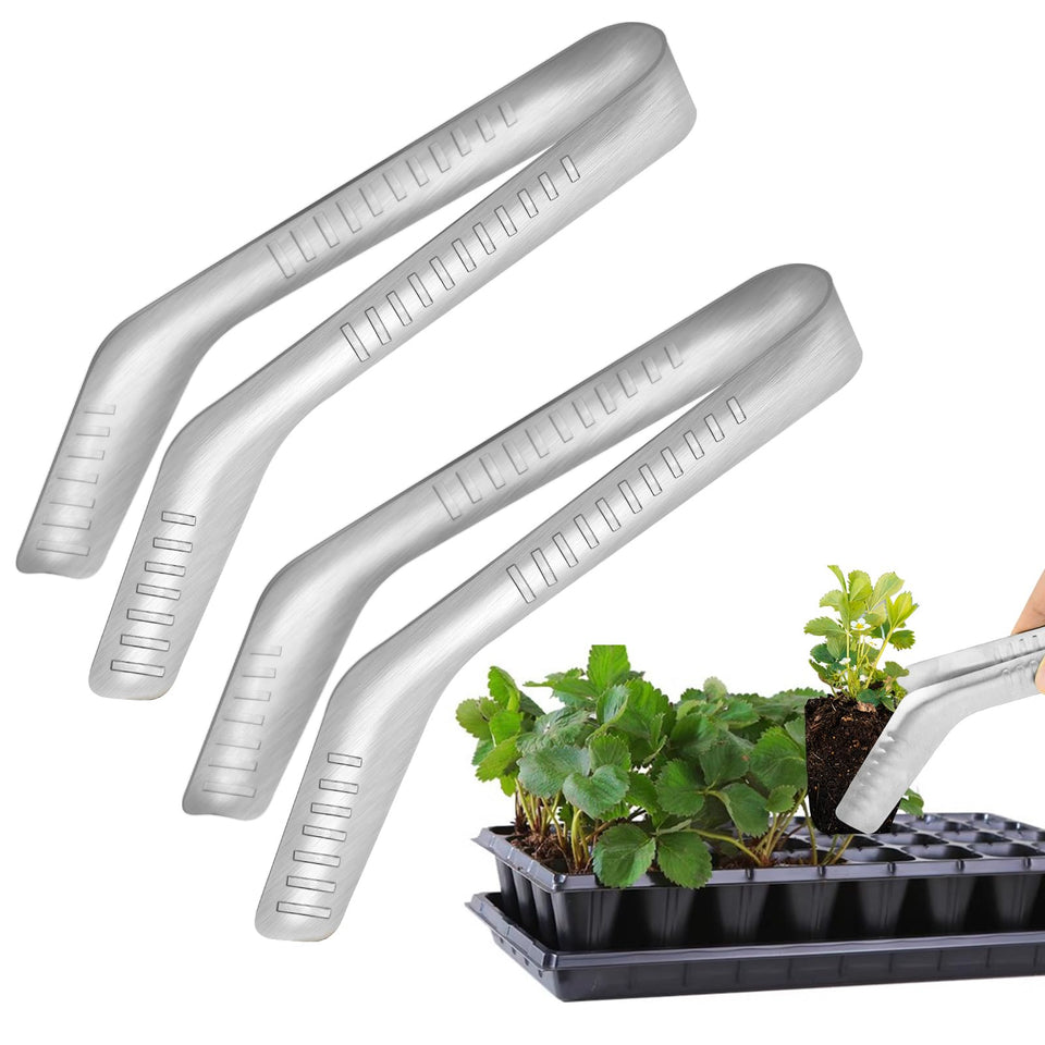Uyeesi seedling tongs in stainless steel for durable garden use