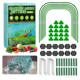 Uyittour garden netting kit with ultra-fine mesh protecting vegetables while allowing sunlight
