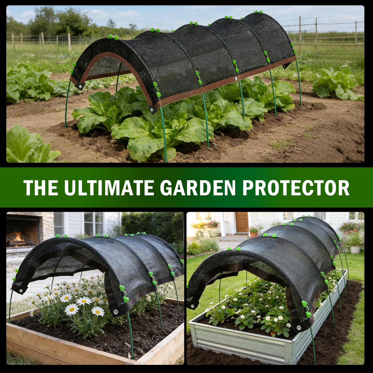 Uyittour complete garden shade kit ready for outdoor use.