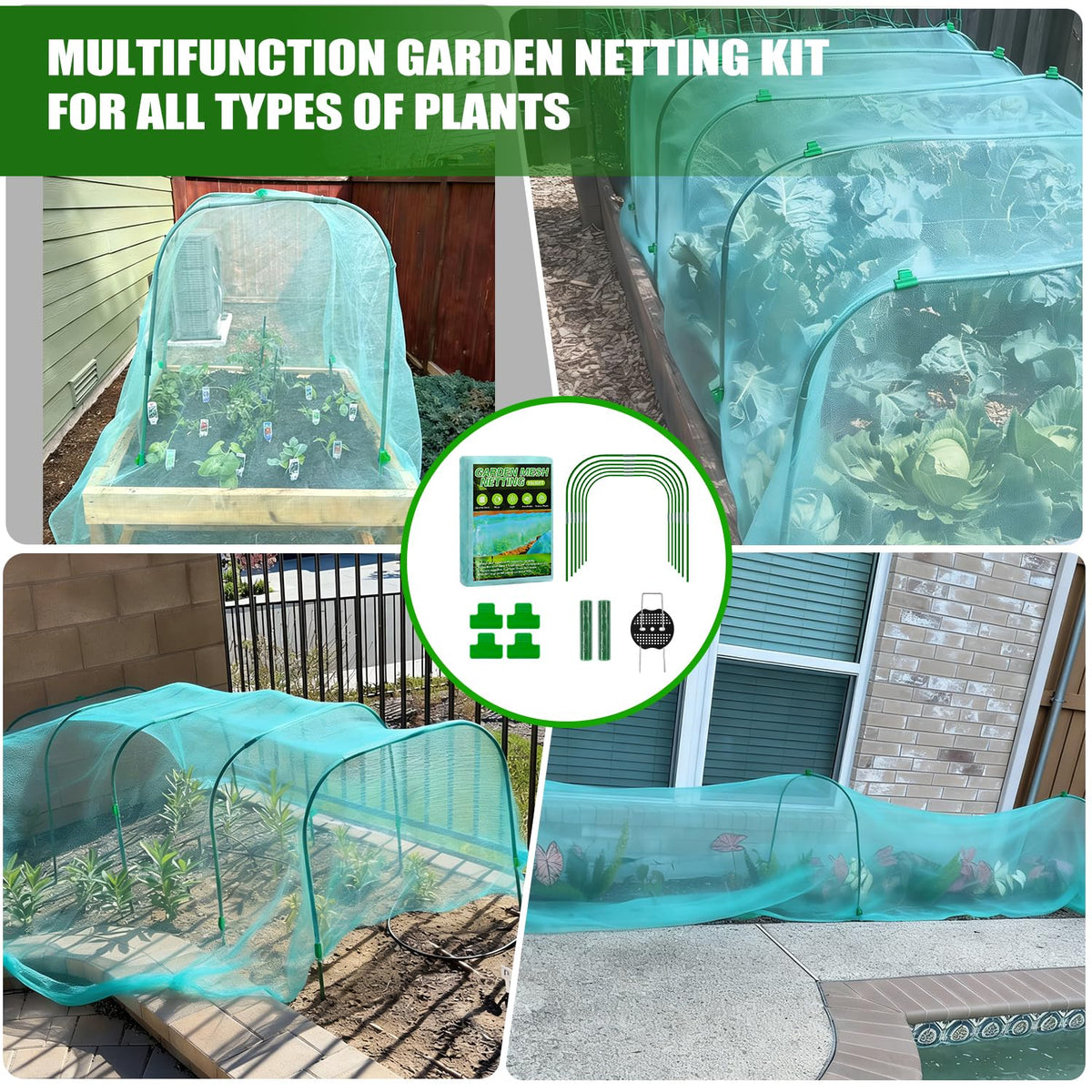 Watering through Uyittour netting without removing cover