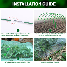 Uyittour windproof stakes securely hold the frame on windy days