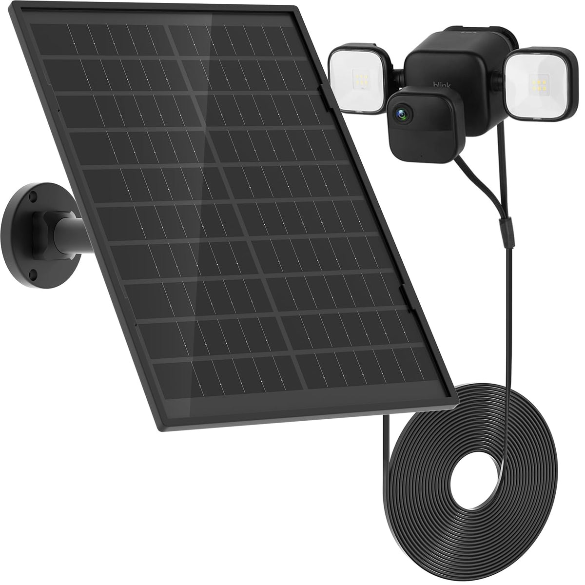 UYODM 10W solar panel for Blink Outdoor 4 (3rd Gen) powering continuous surveillance.