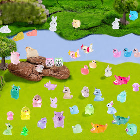 U-Zimikee mini animals ideal for fairy gardens and dollhouses